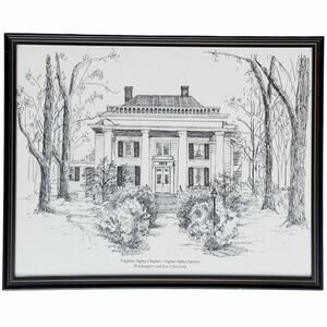 Lexington VA Sigma Alpha Epsilon Fraternity Framed Washington Lee University
